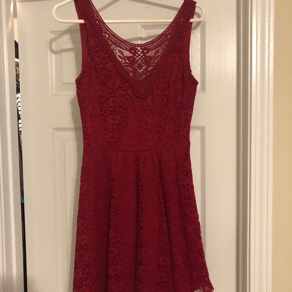 Red dress